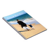 Aangepaste Foto Notitieboek Gift met Tekst (Rechterzijde)