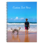 Aangepaste foto Notitieboek met uw foto's en tekst (Voorkant)