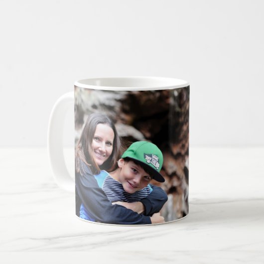 Aangepaste foto nr. 1 Mok voor pekroze koffie bij  (Voorkant links)