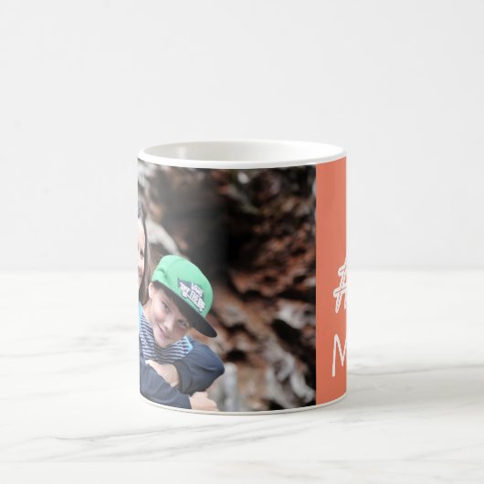 Aangepaste foto nr. 1 Mok voor pekroze koffie bij  (Center)