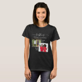 Aangepaste foto nu en BESTEMMING BFF T-shirt (Voorkant volledig)
