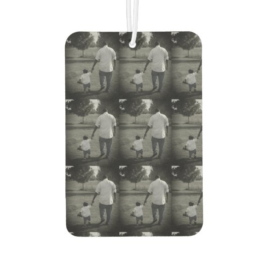 Aangepaste foto nummer één vader opa oom luchtverfrisser (Achterkant)