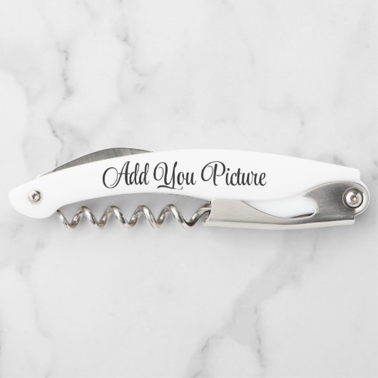 Aangepaste Foto Ober's Kurkentrekker (Achterkant)