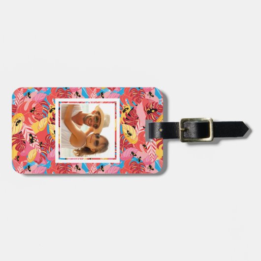 Aangepaste foto-Oerwouden Bagagelabel (Voorkant horizontaal)