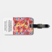 Aangepaste foto-Oerwouden Bagagelabel (Achterkant horizontaal)