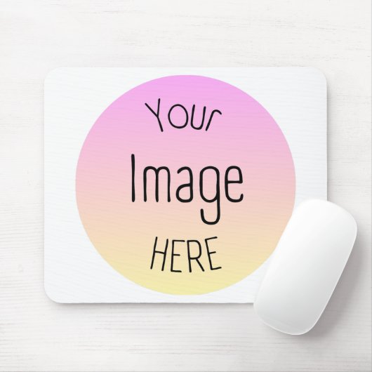 Aangepaste foto of Logo-Muismat – gepersonaliseerd Muismat (Met muis)