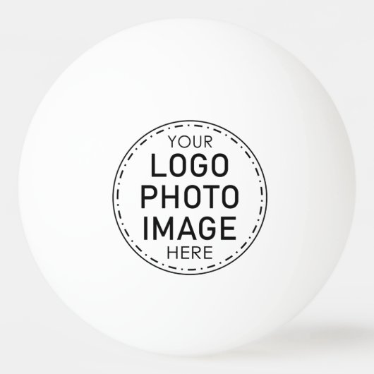 Aangepaste foto of Logo Pingpongbal (Voorkant)