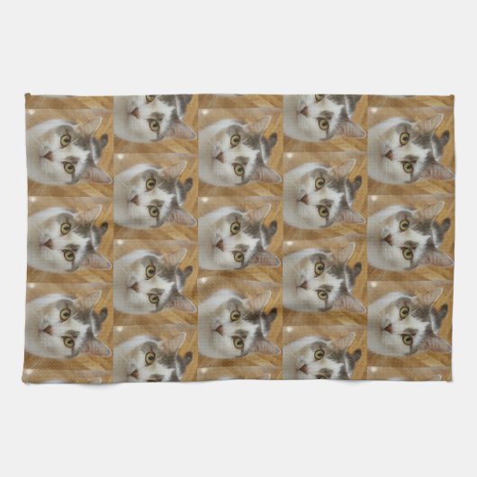 Aangepaste foto of persoonlijke foto's theedoek (Horizontaal)