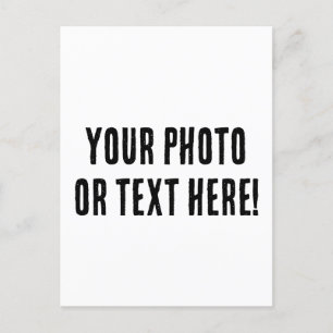 Aangepaste foto of tekst briefkaart