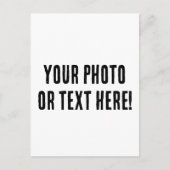 Aangepaste foto of tekst briefkaart (Voorkant)