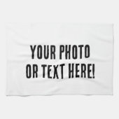 Aangepaste foto of tekst theedoek (Horizontaal)