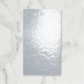 Aangepaste foto of vaste zilver naar en van cadeaulabels (Voorkant)