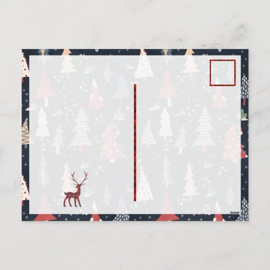 Aangepaste foto Oh Deer wat een jaar 2020 Kerstmis Feestdagenkaart (Achterkant)