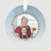 Aangepaste foto oma ornament (voorkant)