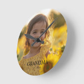 Aangepaste foto oma ronde klok (Hoek)