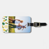 Aangepaste foto-omlooppatroon bagagelabel (Voorkant horizontaal)