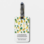 Aangepaste foto-omlooppatroon bagagelabel (Achterkant verticaal)