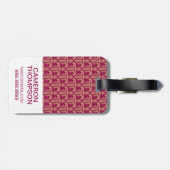 Aangepaste foto-omslagpapier 4 bagagelabel (Achterkant horizontaal)