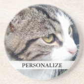 Aangepaste foto-onderzetters | Voeg hier uw eigen Zandsteen Onderzetter (Voorkant)