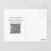 Aangepaste foto onroerend goed bedankt briefkaart (Achterkant)