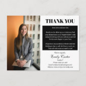 Aangepaste foto onroerend goed dank u briefkaart (Voorkant)