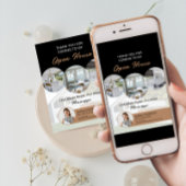 Aangepaste Foto Onroerend goed Open Huis Dank u ka Kaart