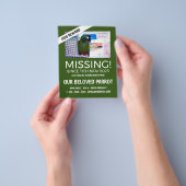 Aangepaste foto, ontbrekende foto, verloren pakket flyer (Hand)