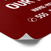 Aangepaste foto, ontbrekende foto, verloren pakket poster (Hoek)