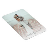 Aangepaste foto Onthoud dit moment Jonggehuwden  Magneet (Rechterzijde)