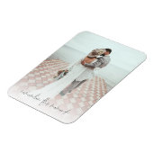 Aangepaste foto Onthoud dit moment Jonggehuwden  Magneet (Linkerzijde)