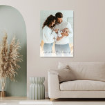 Aangepaste foto Onthoud dit moment nieuwe baby Imitatie Canvas Print<br><div class="desc">De foto van de douane herinnert zich dit ogenblik Nieuwe Baby. Vervang eenvoudig de steekproeffoto met uw eigen favoriet van portretrichtlijn en hoge resolutie. Het Romantische gezegde herinnert zich Dit Moment in een elegant geplaatst manuscript bij de bodem is. U kunt de kleur van deze tekst indien nodig veranderen om...</div>