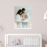 Aangepaste foto Onthoud dit moment Nieuwe ouders Poster<br><div class="desc">Aangepaste foto Onthoud dit moment Nieuwe ouders. Vervang gewoon de voorbeeld foto met uw eigen favoriete foto met portret oriëntatie en hoge resolutie. Mooie woorden Onthoud dit moment staan in een elegante script onderaan. U kunt de kleur van deze tekst indien nodig aanpassen om beter bij uw foto te passen...</div>