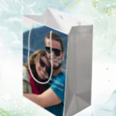 Aangepaste foto Ontspannen strand bruiloft Medium Cadeauzakje