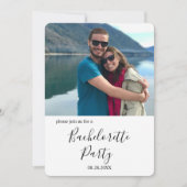 Aangepaste foto ontspannen vrijgezellenfeest kaart (Voorkant)