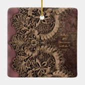 Aangepaste foto  ontwerp Kerst Ornament (Achterkant)