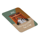 Aangepaste foto Onze reis naar Japan Souvenir Magneet (Rechterzijde)