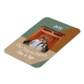 Aangepaste foto Onze reis naar Japan Souvenir Magneet (Linkerzijde)