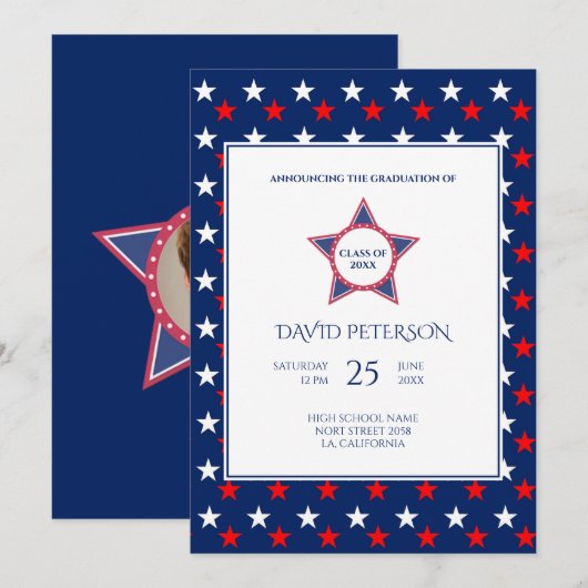 Aangepaste foto op achterkant kaart (Voorkant / Achterkant)