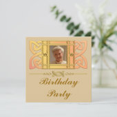 Aangepaste foto op feestdag kaart (Staand voorkant)