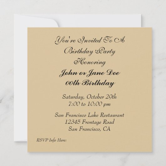 Aangepaste foto op feestdag kaart (Achterkant)