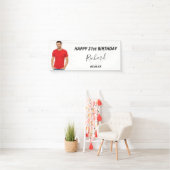 Aangepaste foto op feestdag - modern plezier spandoek (Insitu)