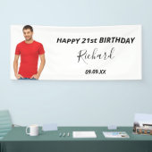 Aangepaste foto op feestdag - modern plezier spandoek (Beurs)