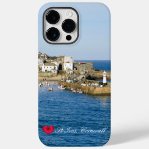 Aangepaste foto op Harbour Harbour Pier Cornwall Case-Mate iPhone 14 Pro Max Hoesje