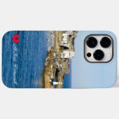 Aangepaste foto op Harbour Harbour Pier Cornwall Case-Mate iPhone Case (Achterkant (horizontaal))