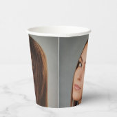 Aangepaste foto op maat papieren bekers (Rechts)