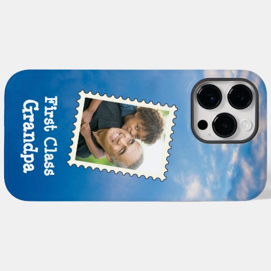 Aangepaste foto op opa beste opa Case-Mate iPhone case (Achterkant (horizontaal))