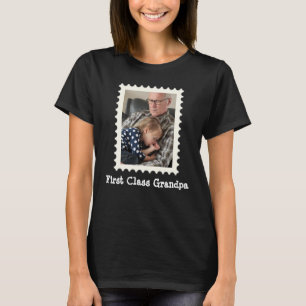 Aangepaste foto op opa beste opa t-shirt