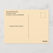 Aangepaste foto Opslaan Datum Herfst Aspen verlaat Briefkaart (Achterkant)