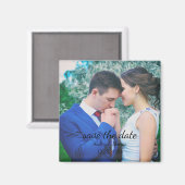 Aangepaste foto opslaan Datum Magneet (Voorkant / Achterkant)