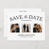 Aangepaste foto Opslaan van de datum Briefkaart (Voorkant / Achterkant)